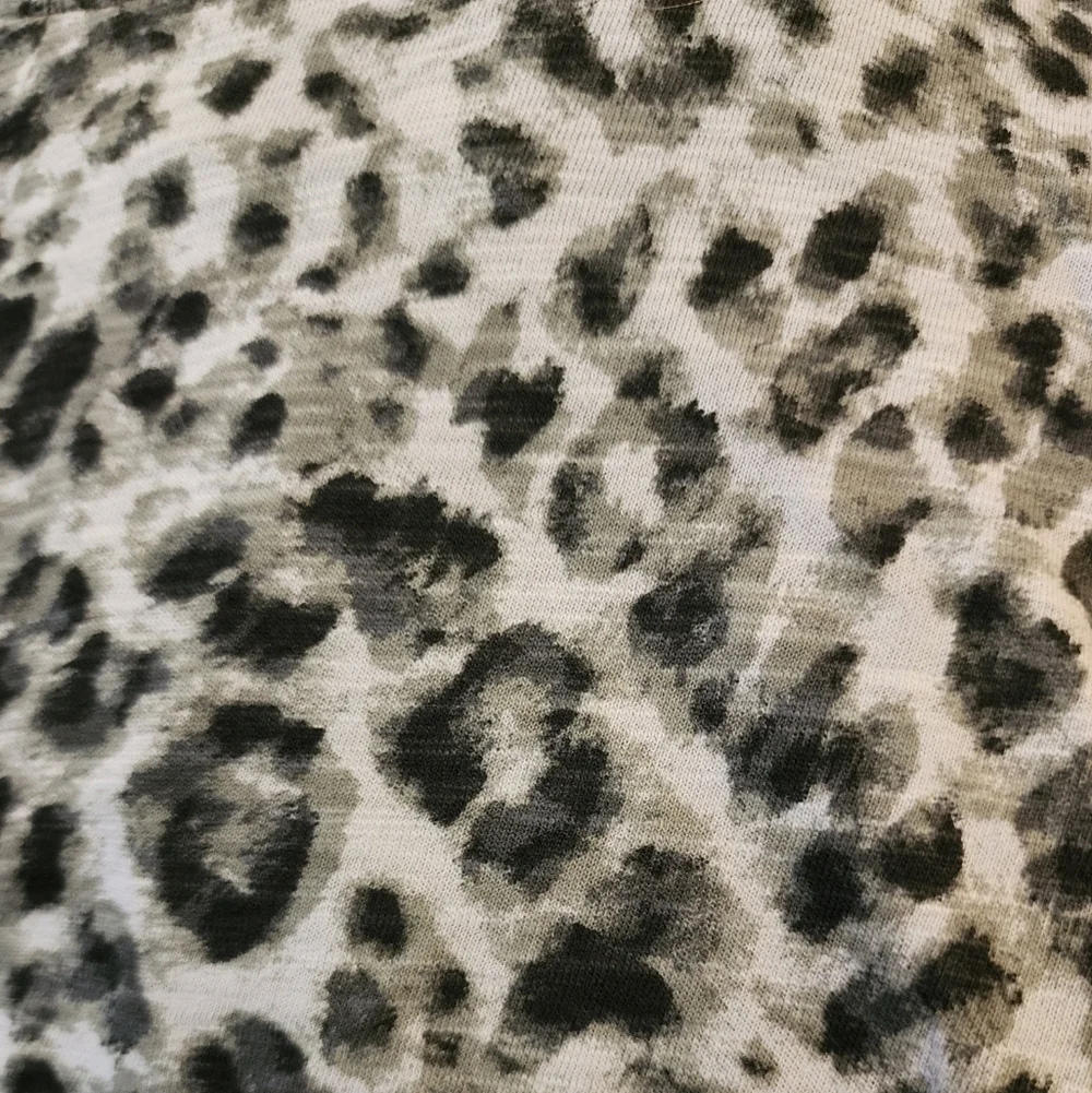 NWT Old Navy Waist-Defined Slub-Knit T-Shirt Dress Leopard Animal Print XS New - Picture 5 of 9
